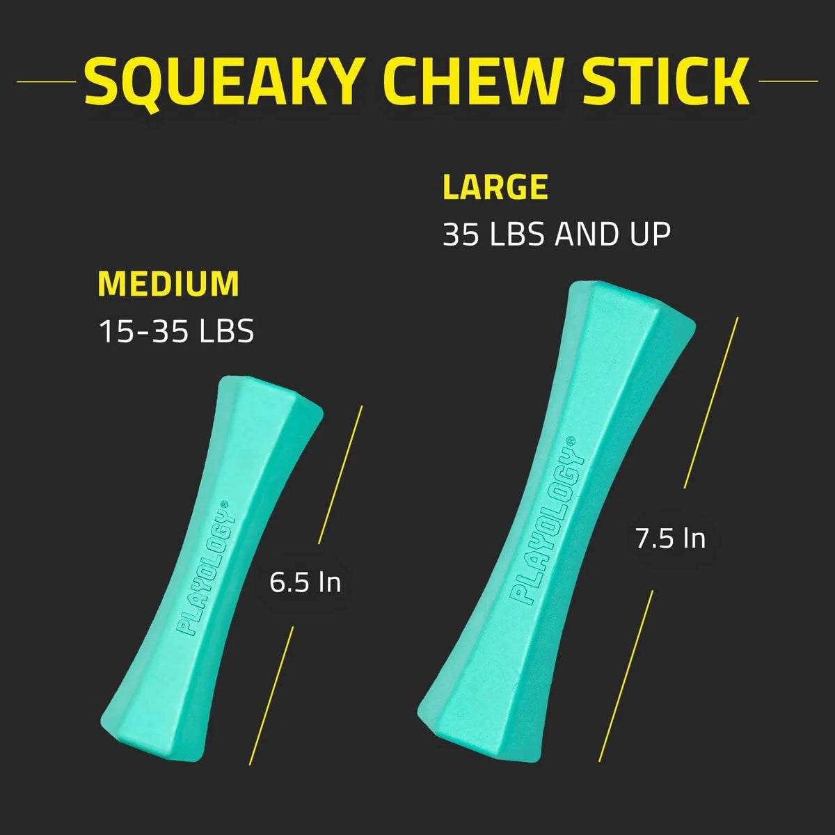 Blue Squeaky Dog Chew Stick Toy I594