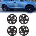 4PCS 17'' Wheel Skin Covers Hub Cap Full Rim Skin Black Pack of 2 A8879