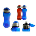 650 ml Blue & Red Water Bottle, Pack of 48 Z4780