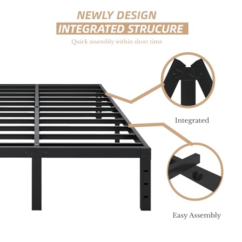 12 Inch Full Metal Bed Frame with Under Bed Storage E84220