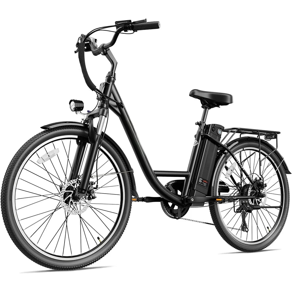 Electric Bike 350W 36V 10Ah Removable Battery 26 7 Speed Pink K13260