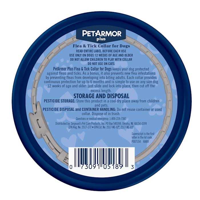 Flea & Tick Collar for Dogs F4533