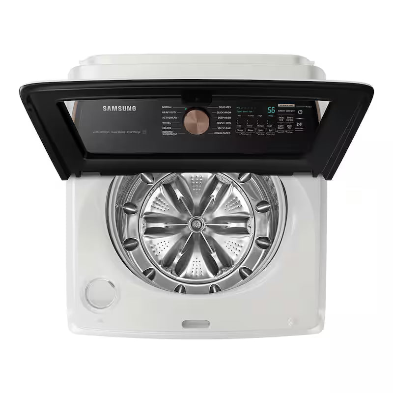 5.5 cu. ft. Smart Top Load Washer with Auto Dispense System in Ivory H832