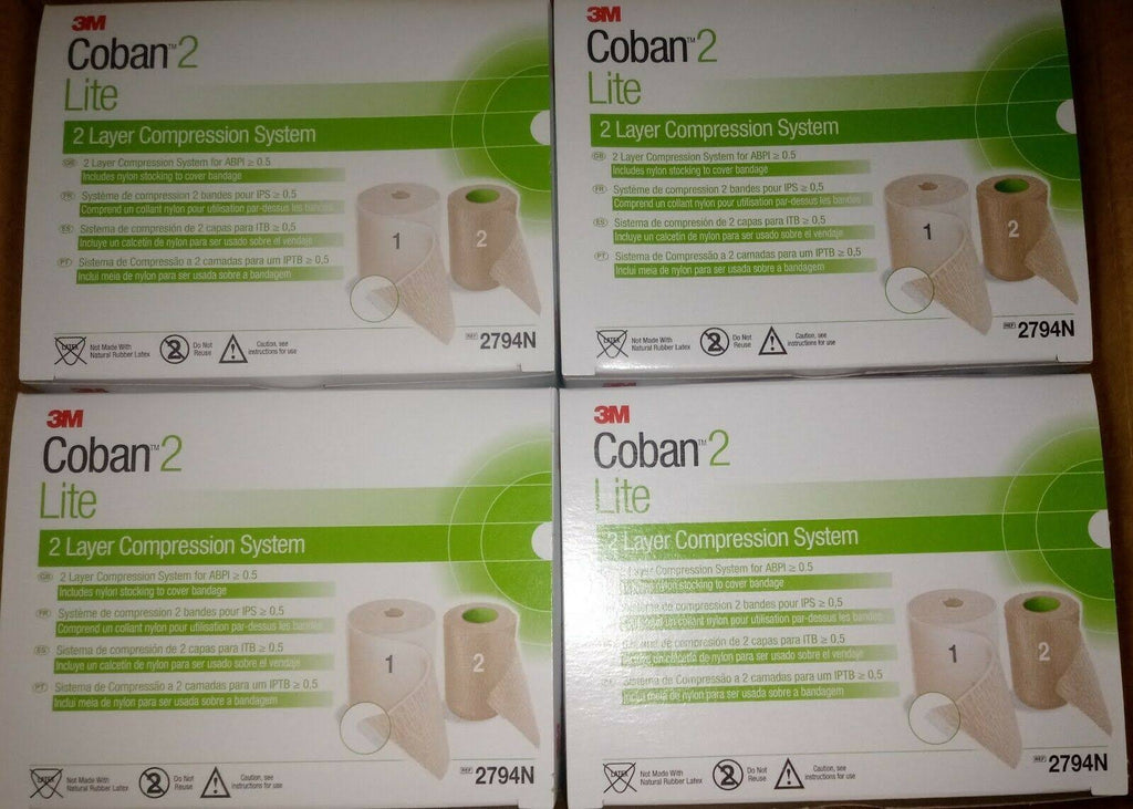 2 Layer Compression Bandage System, Case of 8 V90553