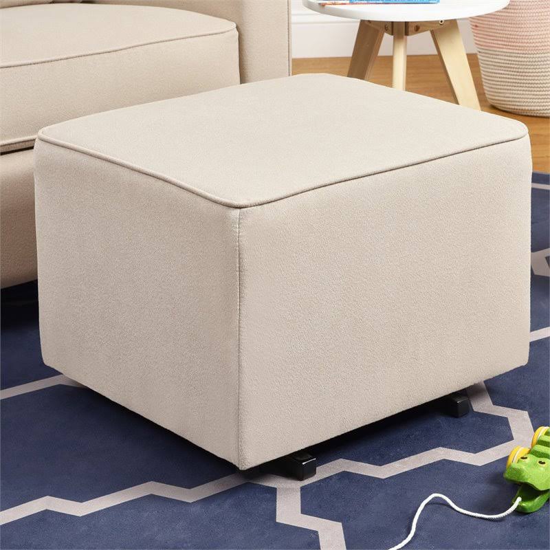 Cream Gliding Ottoman U44658