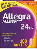 24-Hour Non-Drowsy Allergy Relief Tablets 180 mg 100-Count U28514