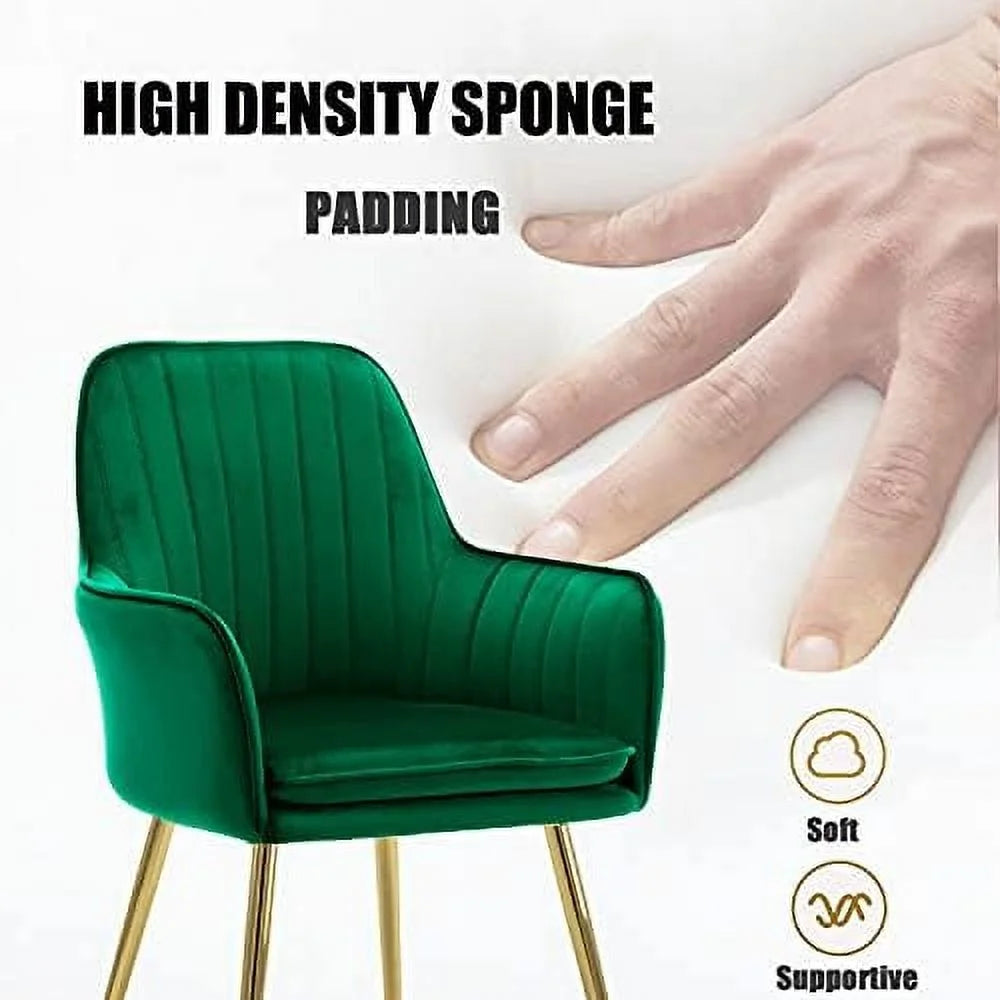 Velvet Accent Chair No Wheels F40290