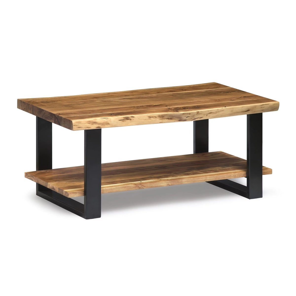 Natural Live Edge Wood Coffee Table E429