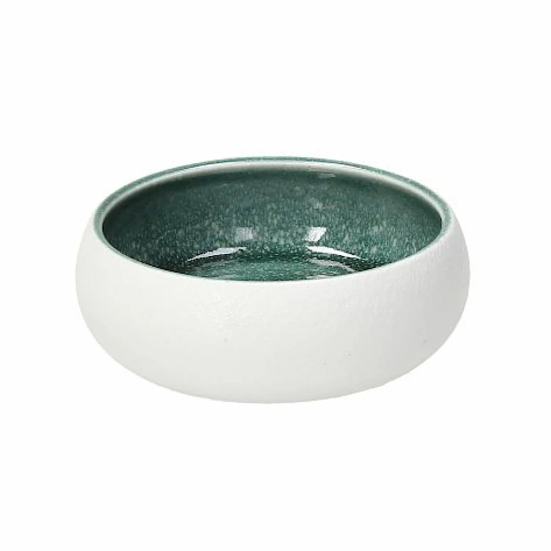 White Teal Bowl 20cm T678