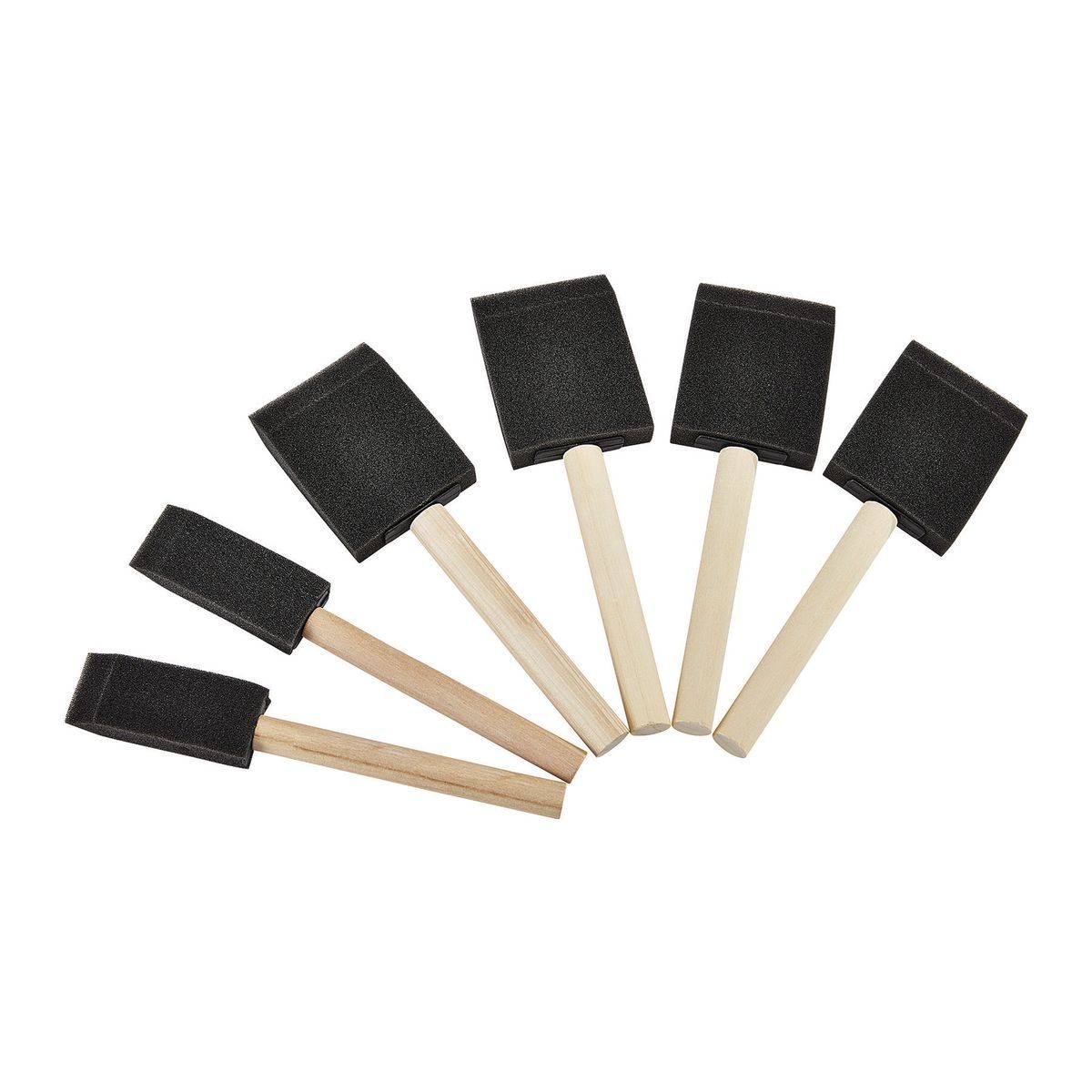6 Piece Foam Brush Kit B2117