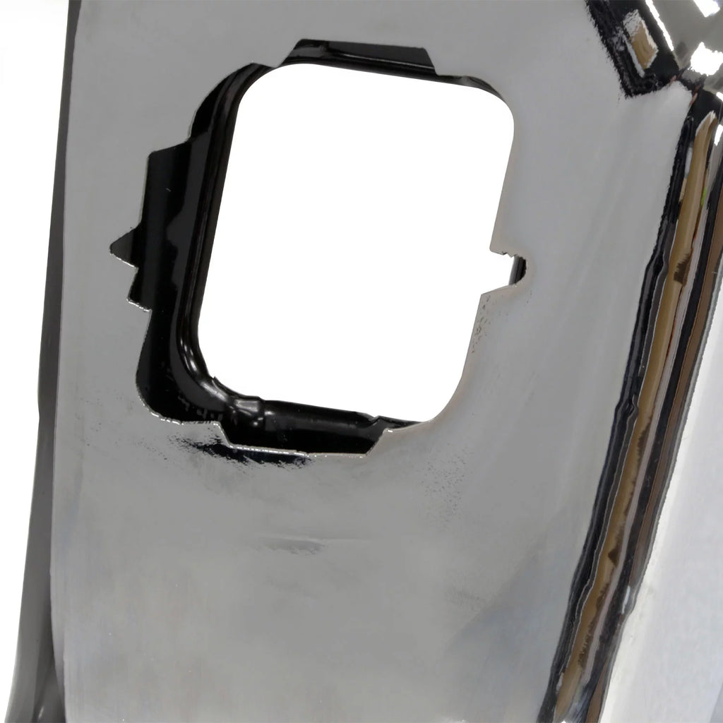 Chrome Rear Bumper Black Step with Dual Exhaust & Rear Parking Assist Sensor Q51475