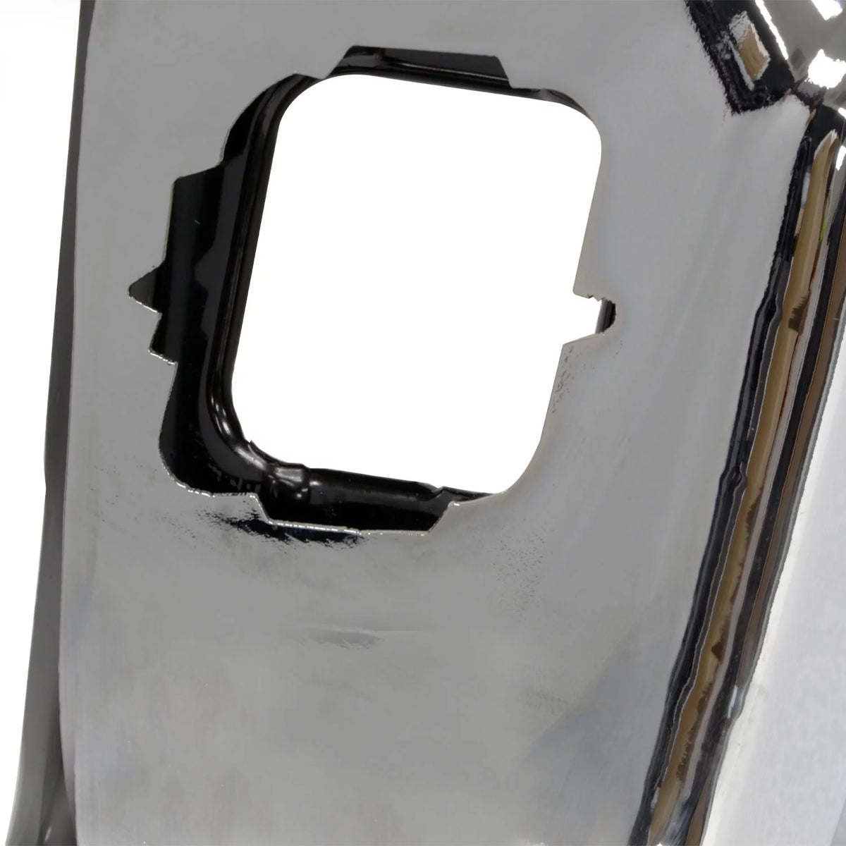 Chrome Rear Bumper Black Step with Dual Exhaust & Rear Parking Assist Sensor Q51475