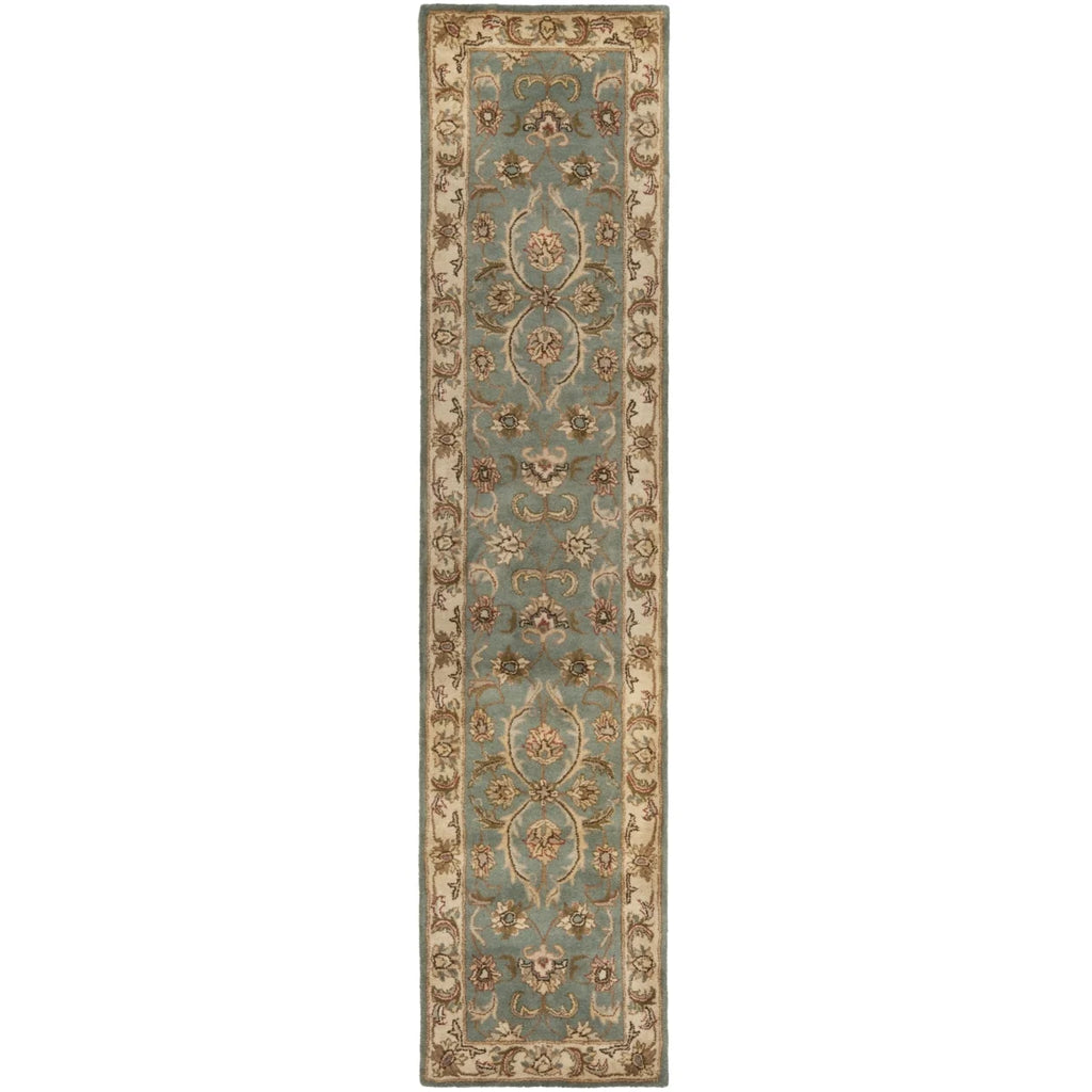 Blue Beige Traditional Wool Area Rug 9'6" x 13'6" P720