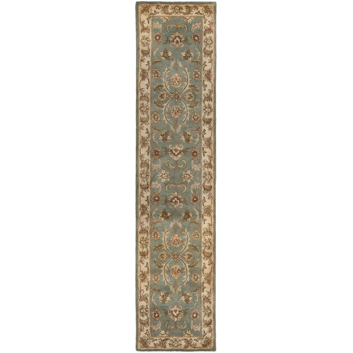 Blue Beige Traditional Wool Area Rug 9'6" x 13'6" P720