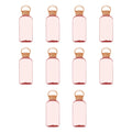 10 Pc Light Pink Plastic Water Bottles with Handle K3083
