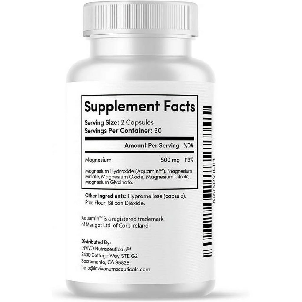 Magnesium Complex 500 mg 60 Capsules E38911