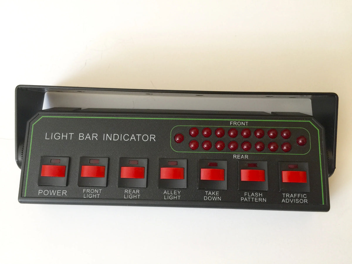 Amber LED Emergency Light Bar with Take Down, Cargo, Brake/Turn Signal H378
