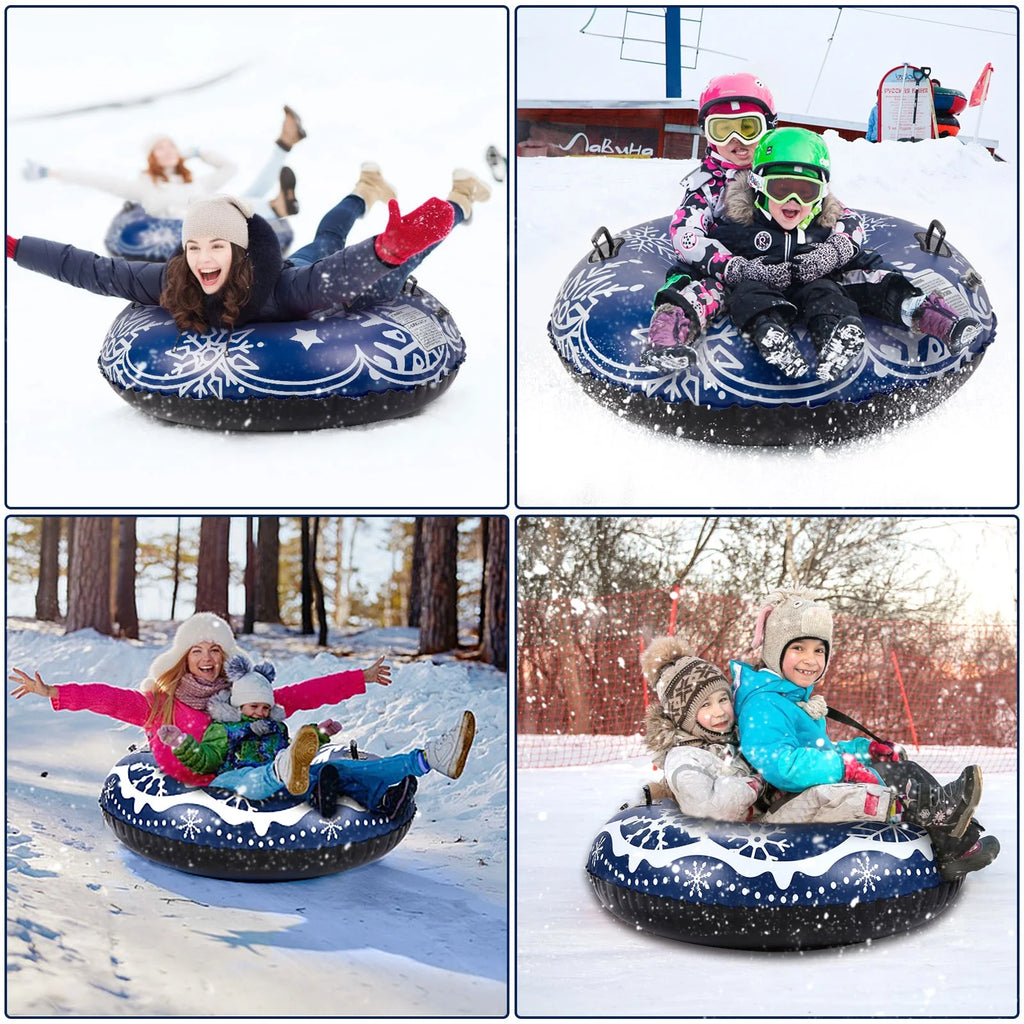 47-Inch Inflatable Snow Tube Sled U6439