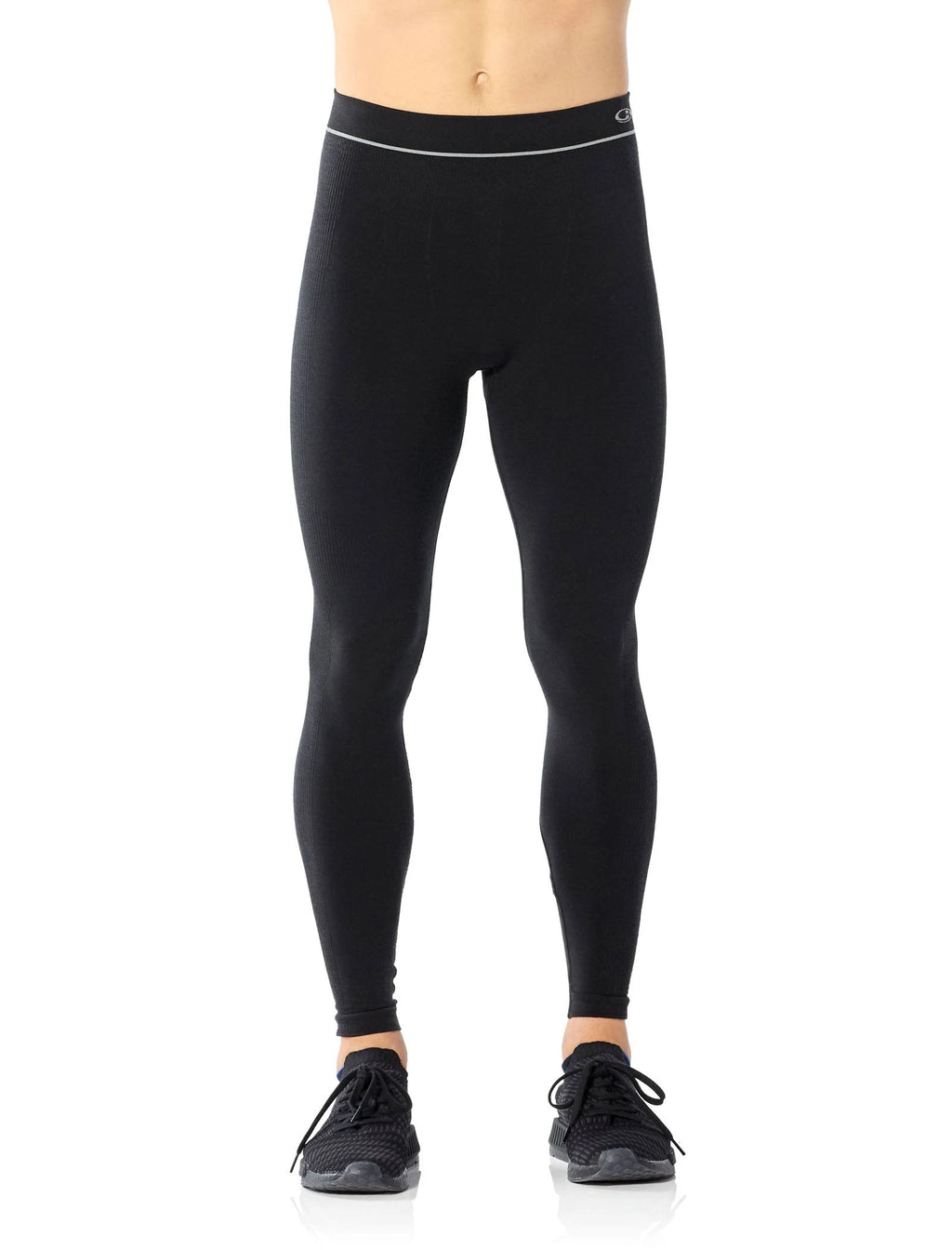 Black Seamless Tights Q58462