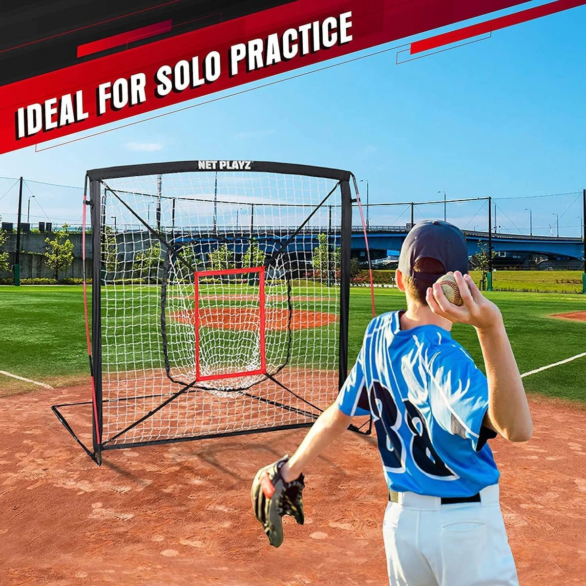 5' x 5' Baseball & Softball Practice Net S28497