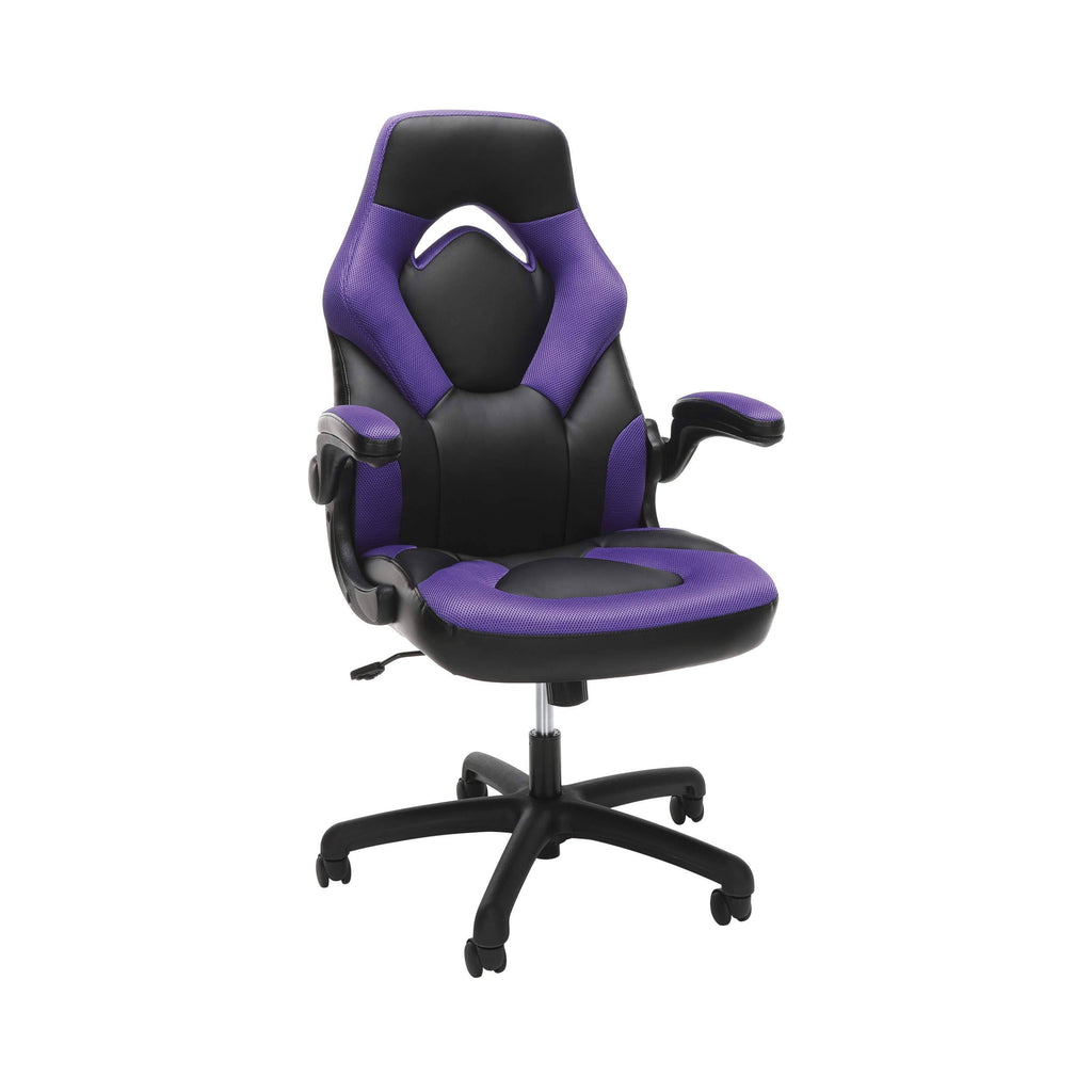 Bonded Leather Gaming Chair Purple N542