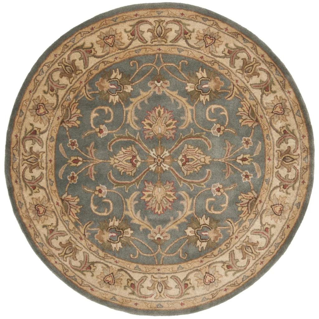 Blue Beige Traditional Wool Area Rug 9'6" x 13'6" P720