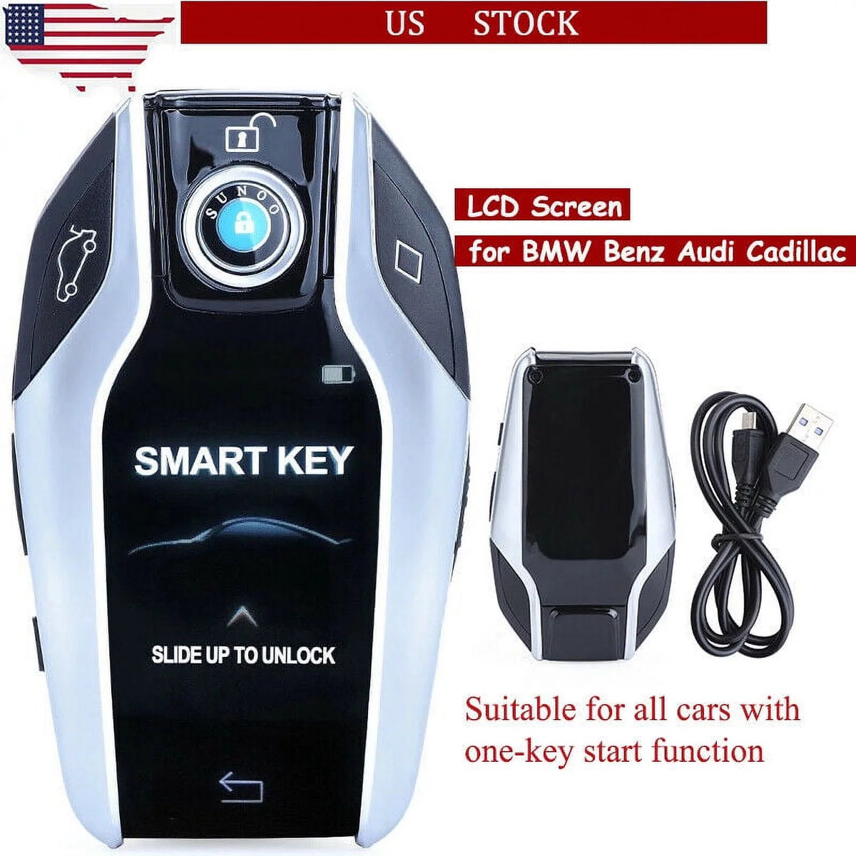 Smart 4 Buttons Remote with LCD Screen J7426