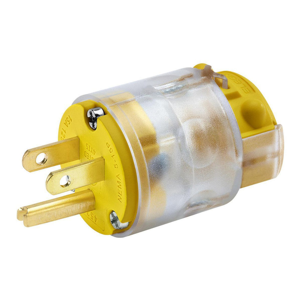 15 Amp Light Up Male Plug N7407