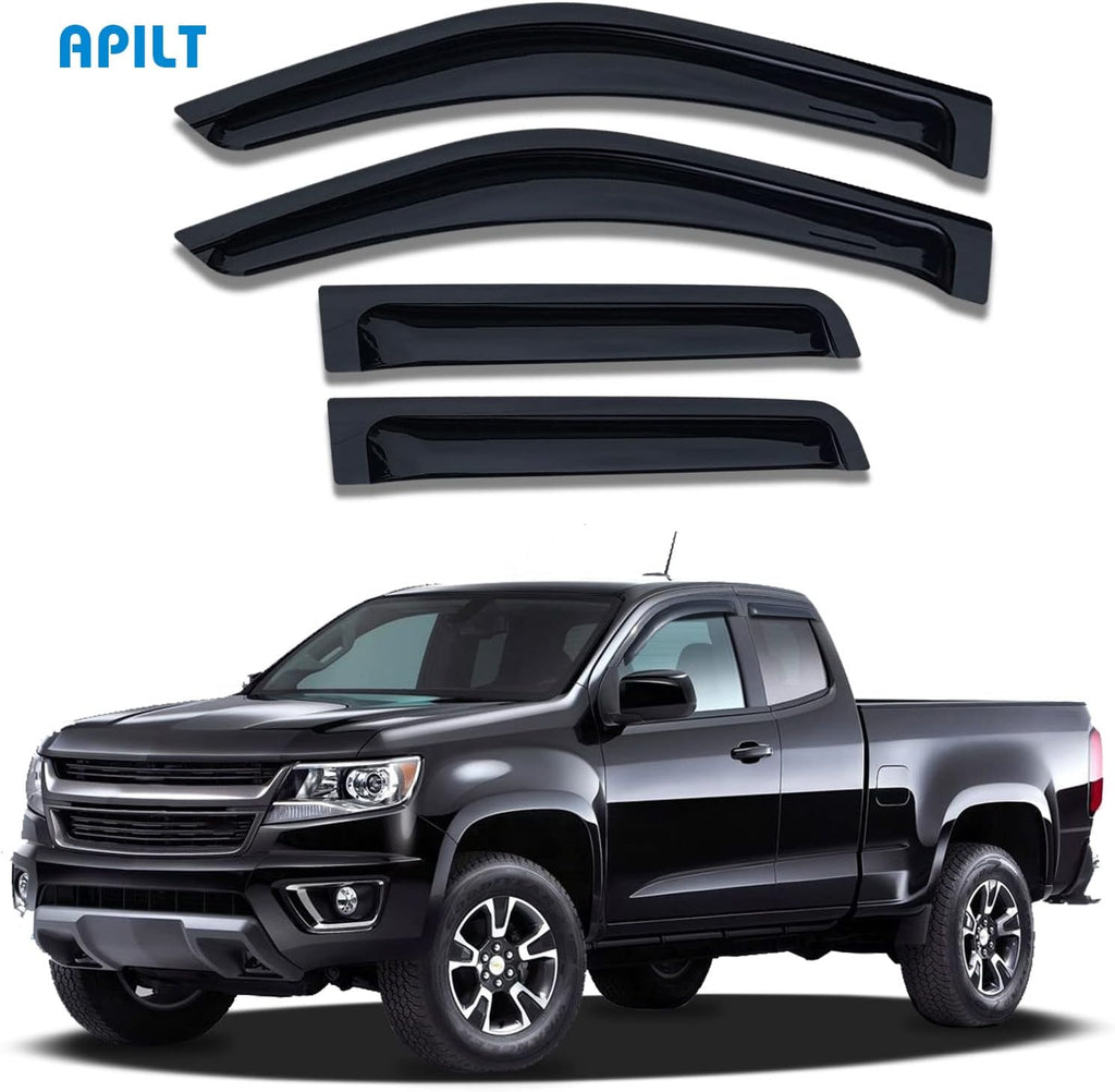 Dark Smoke 4-Piece Side Window Deflectors W789