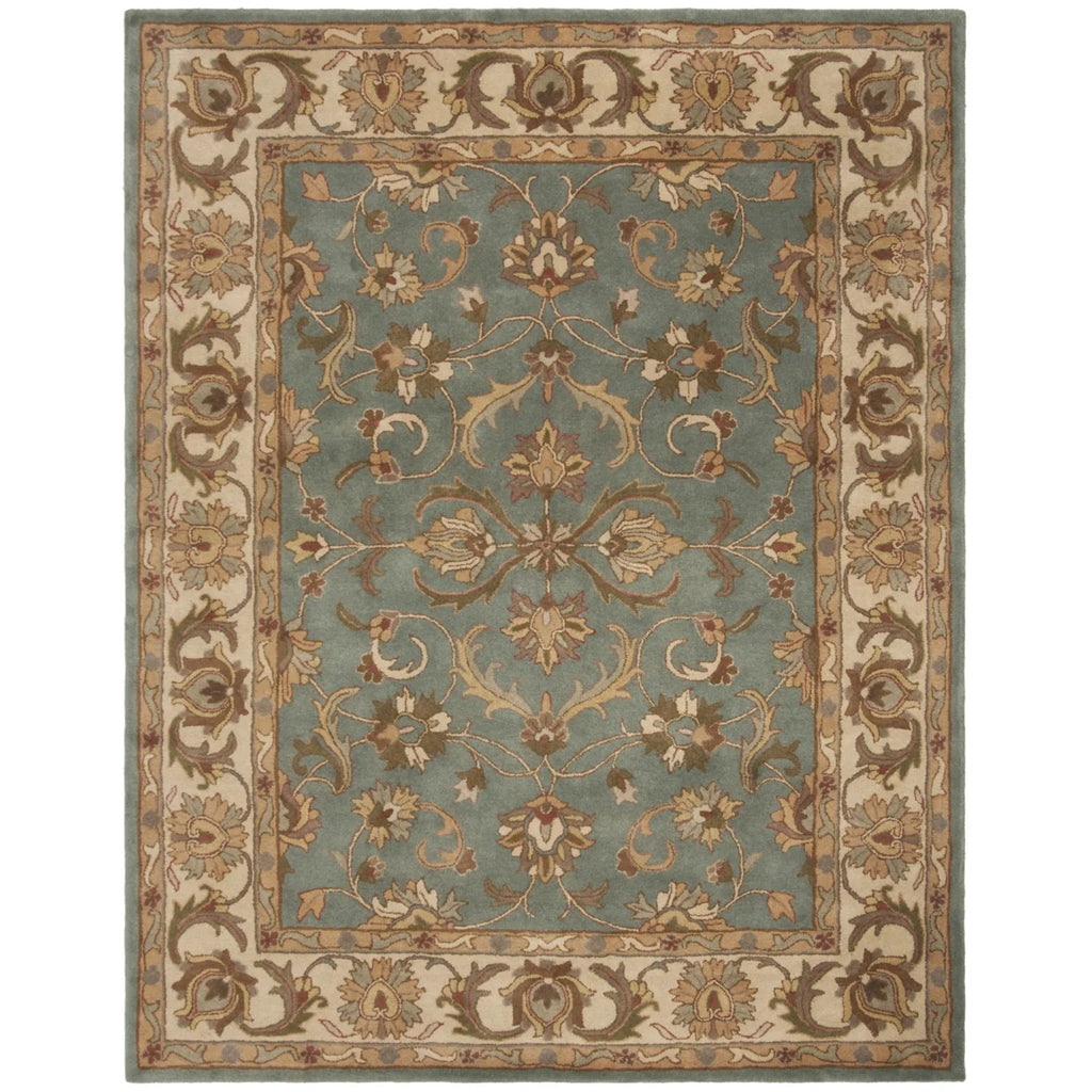 Blue Beige Traditional Wool Area Rug 9'6" x 13'6" P720