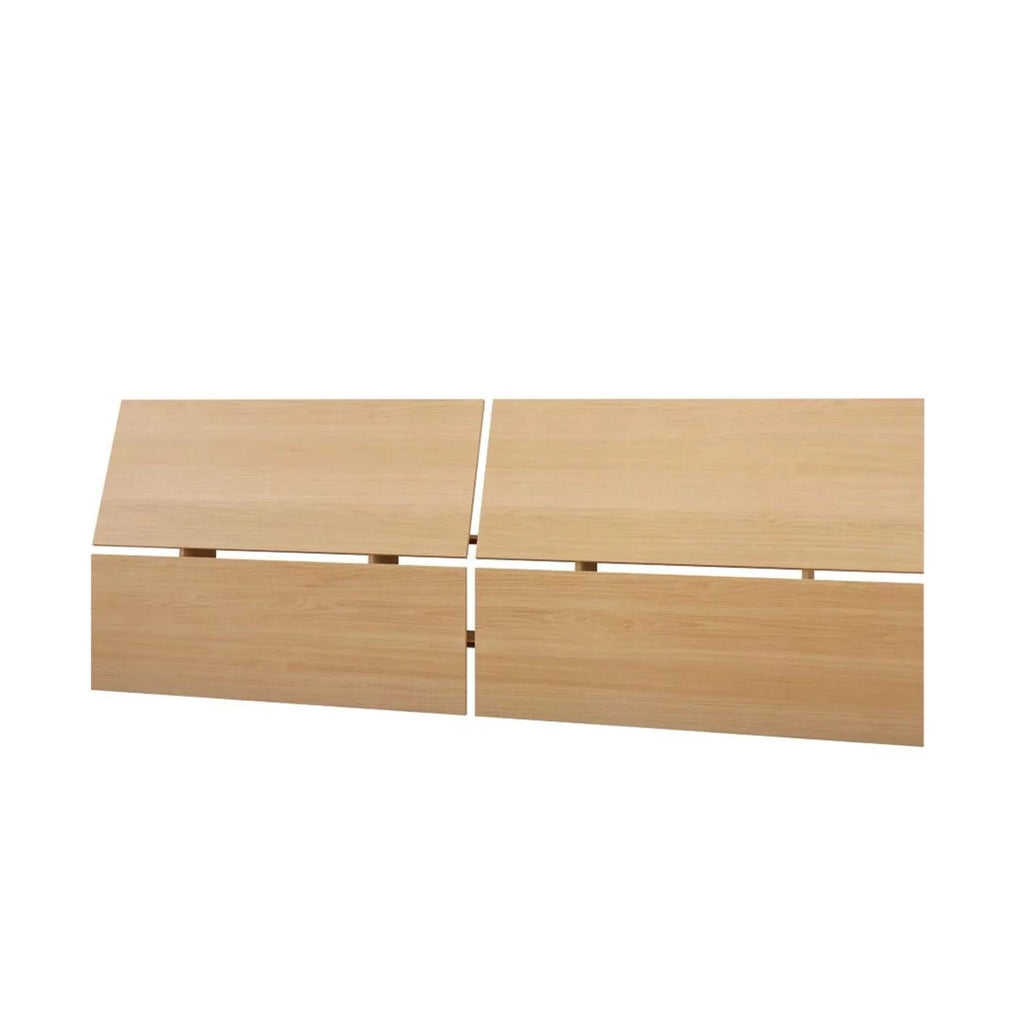Queen Size Bedroom Set Natural Maple White Z488