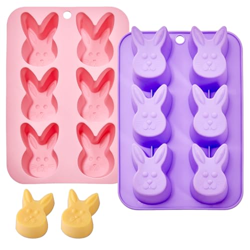 Easter Silicone Bunny Molds, 2 Pack F6437